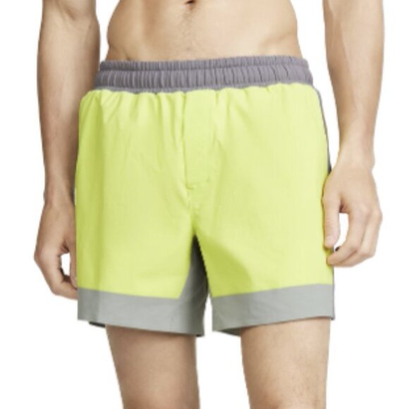 Lululemon x Robert Geller Take The Moment Swim Short Neon Highlighter Yellow - Picture 1 of 12